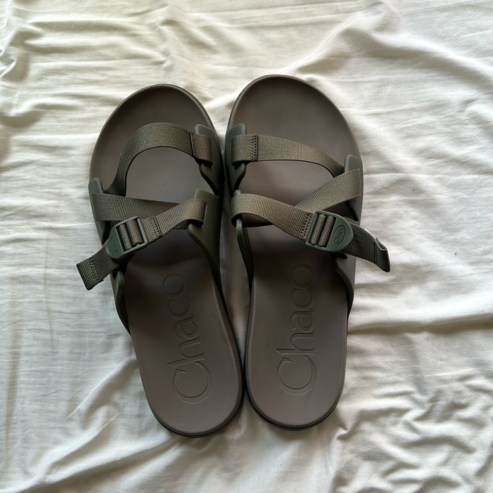 Chaco Chillos slide men’s 15 olive green/grey new in box